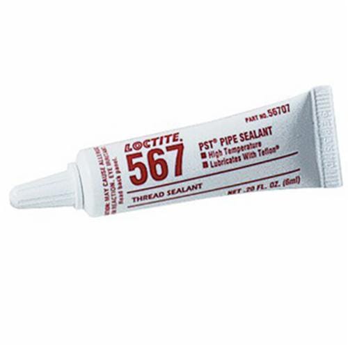 Loctite® 56707 PST® 567™ General Purpose Pipe Thread Sealant, 6 mL Tube, White